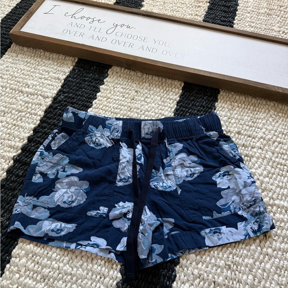 Gap Print  SHORTS Floral Pockets